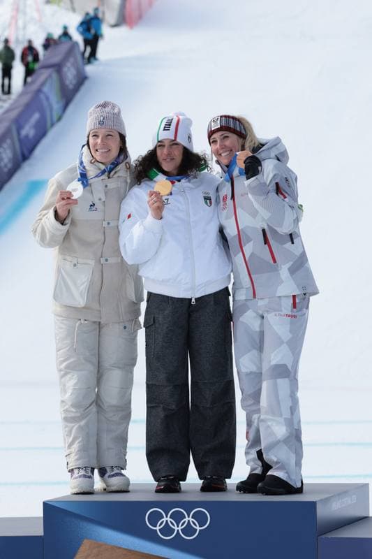 Alpine Skiing. Olympic Winter Games Milano-Cortina 2026. Women's Super-G. 12.02.2026
