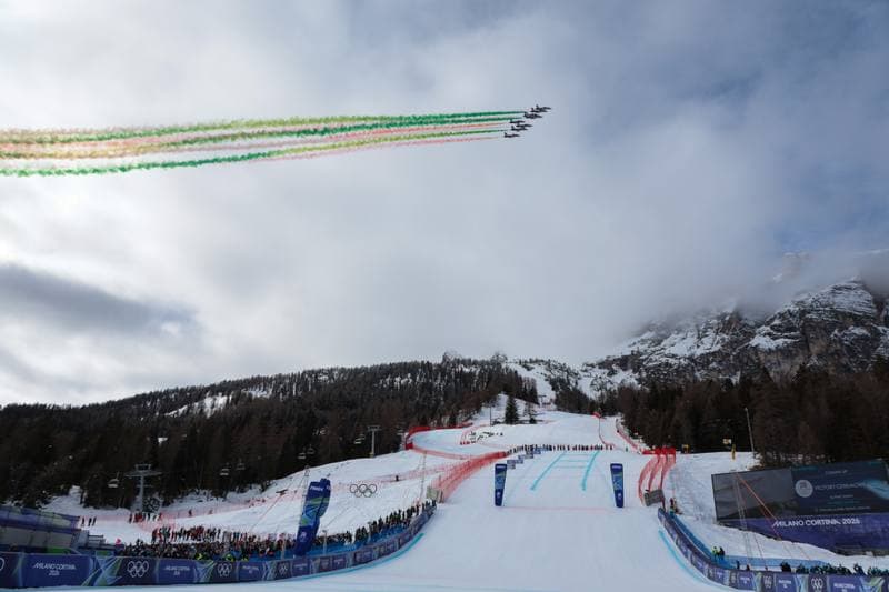 Alpine Skiing. Olympic Winter Games Milano-Cortina 2026. Women's Super-G. 12.02.2026