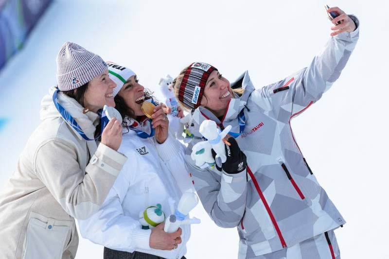 Alpine Skiing. Olympic Winter Games Milano-Cortina 2026. Women's Super-G. 12.02.2026