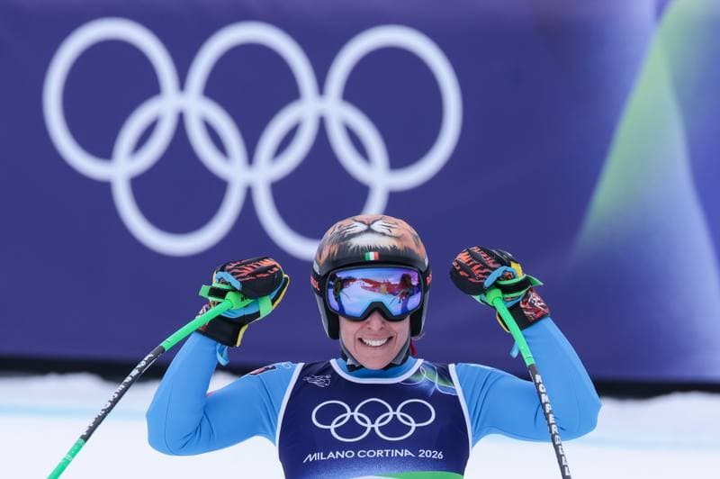 Alpine Skiing. Olympic Winter Games Milano-Cortina 2026. Women's Super-G. 12.02.2026