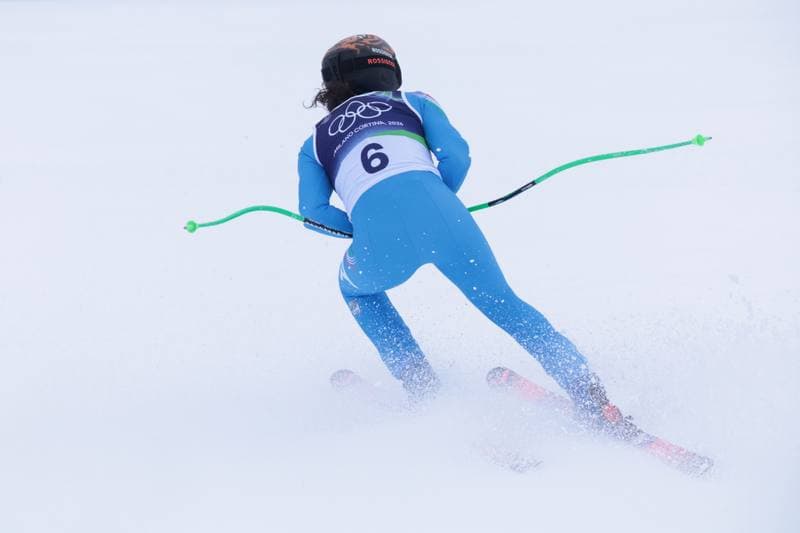 Alpine Skiing. Olympic Winter Games Milano-Cortina 2026. Women's Super-G. 12.02.2026