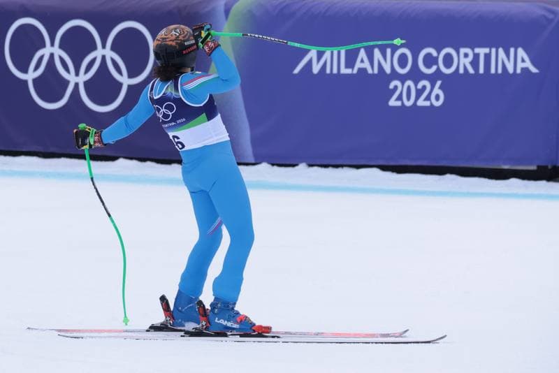Alpine Skiing. Olympic Winter Games Milano-Cortina 2026. Women's Super-G. 12.02.2026