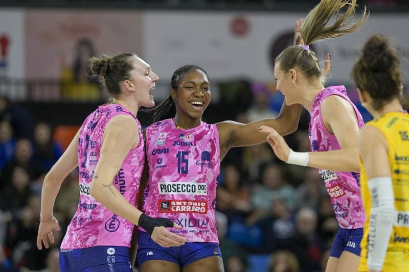 Volleyball. Italian Serie A1 Women. Il Bisonte Firenze - Prosecco Doc A.Carraro Imoco Conegliano. 10.02.2026