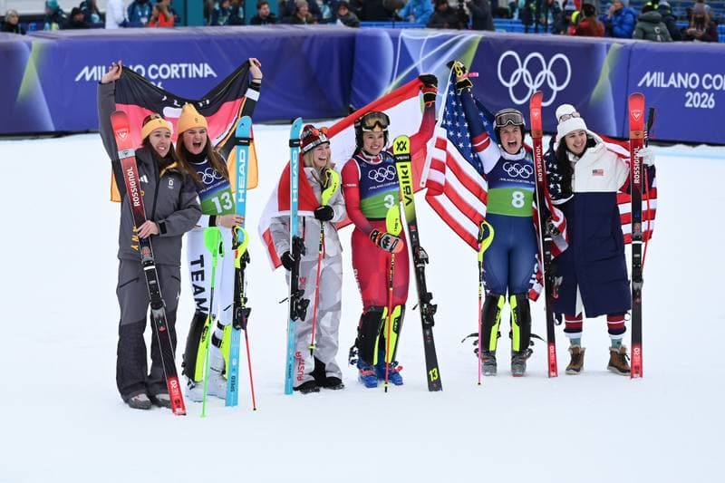 Alpine Skiing. Olympic Winter Games Milano-Cortina 2026. Women's Team Combined. 10.02.2026
