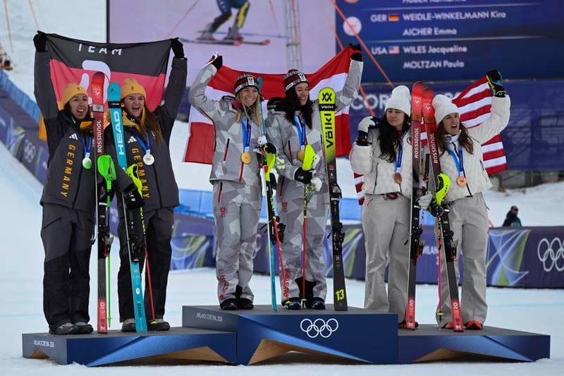Alpine Skiing. Olympic Winter Games Milano-Cortina 2026. Women's Team Combined. 10.02.2026