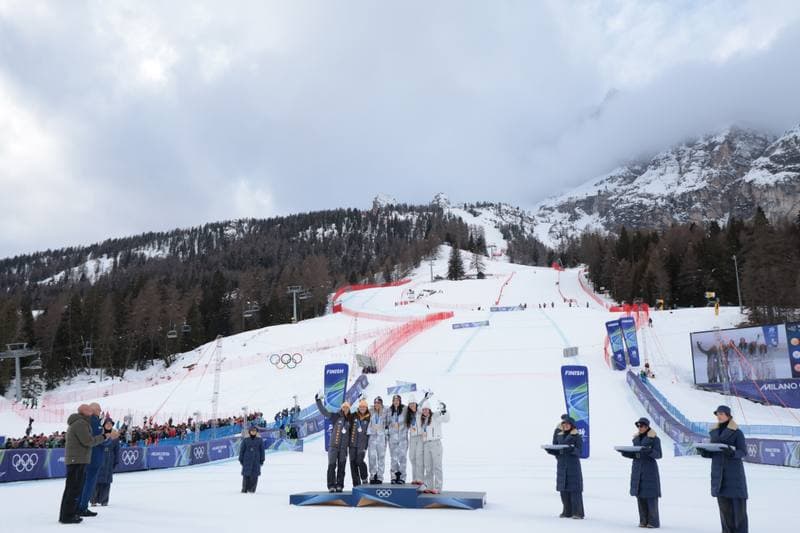 Alpine Skiing. Olympic Winter Games Milano-Cortina 2026. Women's Team Combined. 10.02.2026