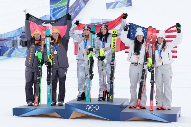 Alpine Skiing. Olympic Winter Games Milano-Cortina 2026. Women's Team Combined. 10.02.2026
