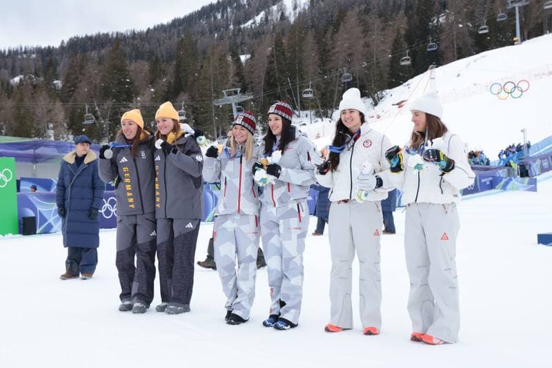 Alpine Skiing. Olympic Winter Games Milano-Cortina 2026. Women's Team Combined. 10.02.2026