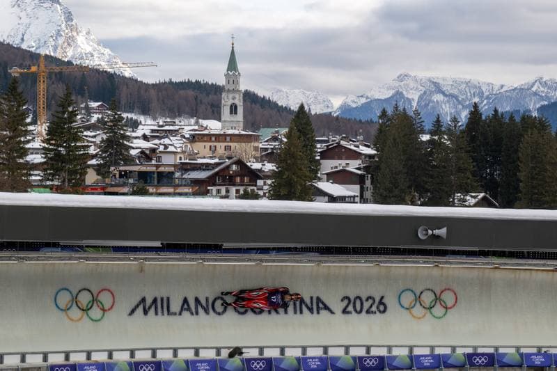 Luge. Olympic Winter Games Milano-Cortina 2026. Day 1. 09.02.2026