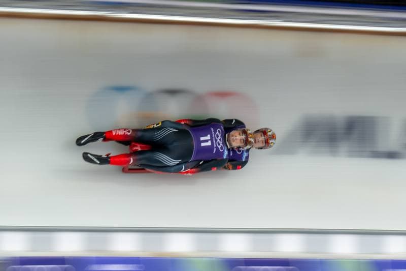 Luge. Olympic Winter Games Milano-Cortina 2026. Day 1. 09.02.2026