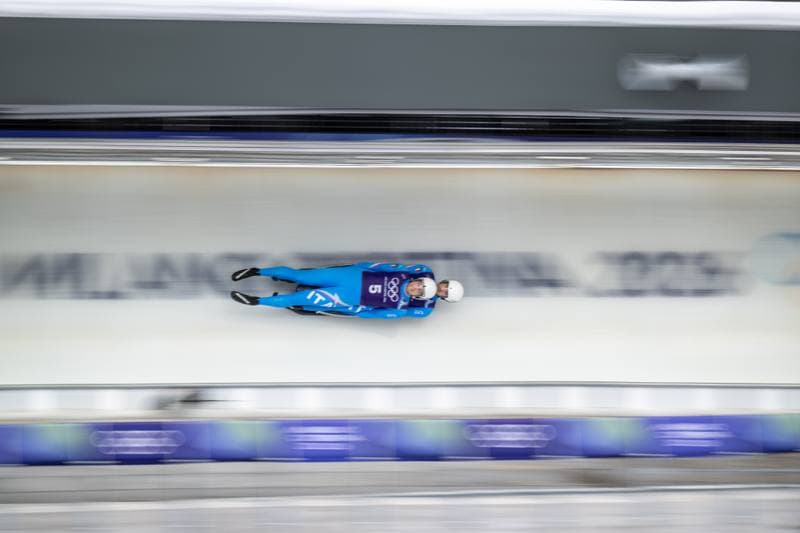Luge. Olympic Winter Games Milano-Cortina 2026. Day 1. 09.02.2026