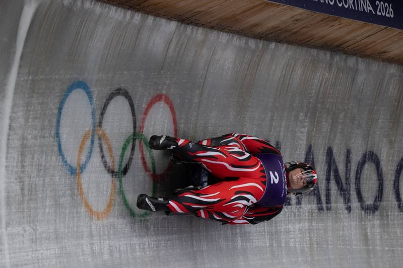 Luge. Olympic Winter Games Milano-Cortina 2026. Day 1. 09.02.2026