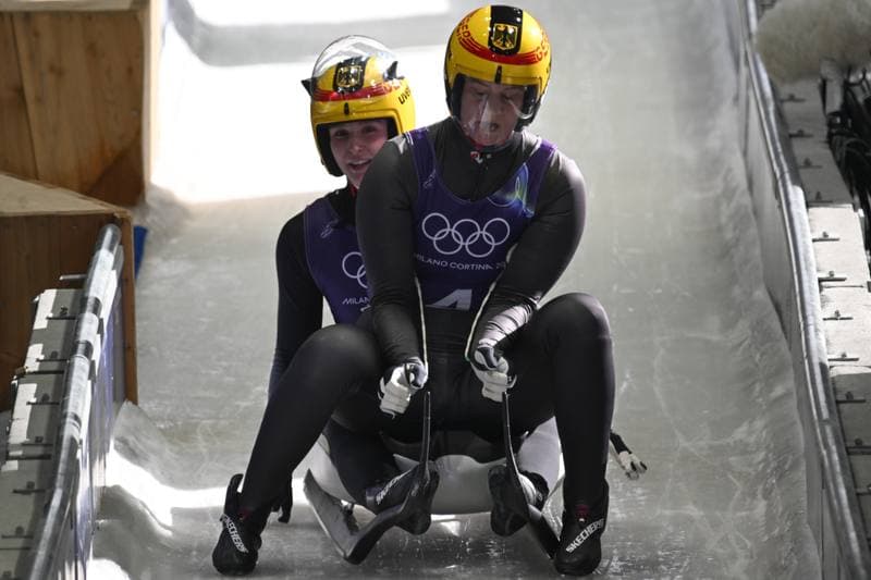 Luge. Olympic Winter Games Milano-Cortina 2026. Day 1. 09.02.2026