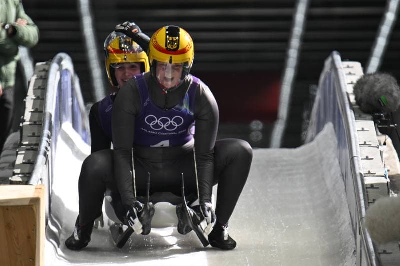 Luge. Olympic Winter Games Milano-Cortina 2026. Day 1. 09.02.2026