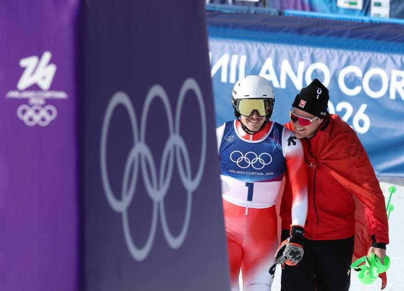 Alpine Skiing. Milano Cortina 2026 Olympic Winter Games. Men's Team Combined. 08.02.2026