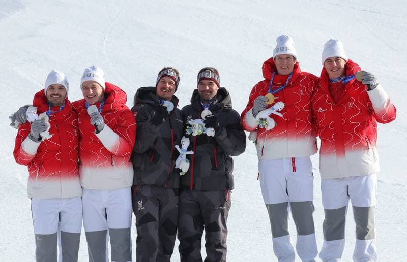 Alpine Skiing. Milano Cortina 2026 Olympic Winter Games. Men's Team Combined. 08.02.2026