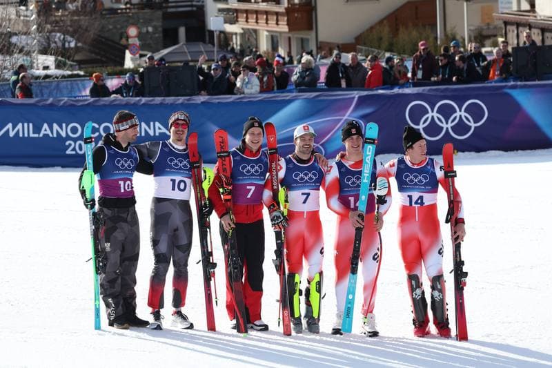 Alpine Skiing. Milano Cortina 2026 Olympic Winter Games. Men's Team Combined. 08.02.2026