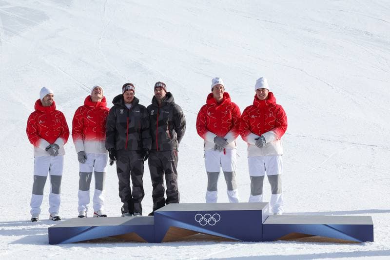 Alpine Skiing. Milano Cortina 2026 Olympic Winter Games. Men's Team Combined. 08.02.2026