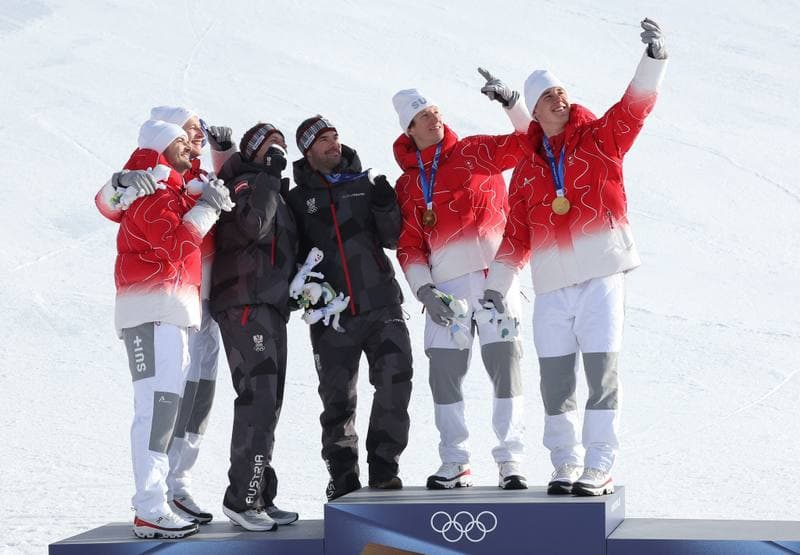 Alpine Skiing. Milano Cortina 2026 Olympic Winter Games. Men's Team Combined. 08.02.2026