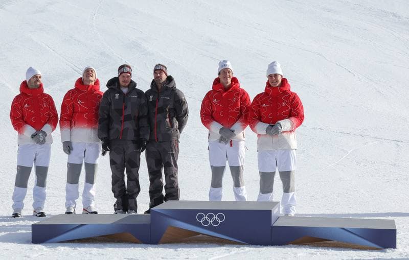 Alpine Skiing. Milano Cortina 2026 Olympic Winter Games. Men's Team Combined. 08.02.2026