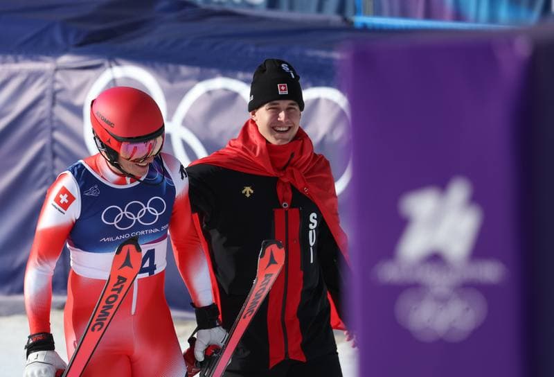 Alpine Skiing. Milano Cortina 2026 Olympic Winter Games. Men's Team Combined. 08.02.2026