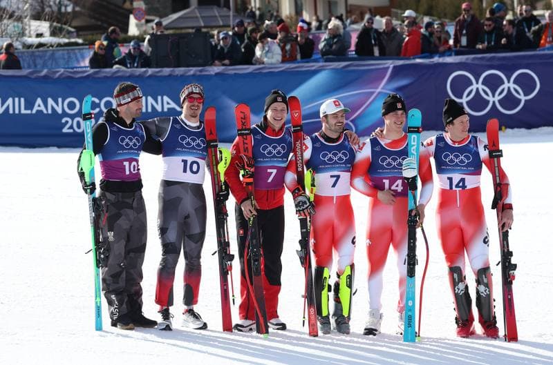 Alpine Skiing. Milano Cortina 2026 Olympic Winter Games. Men's Team Combined. 08.02.2026