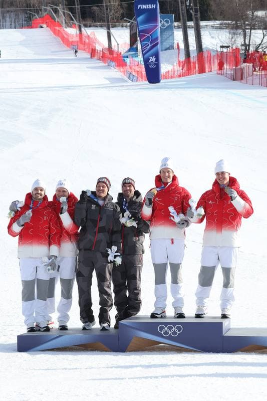 Alpine Skiing. Milano Cortina 2026 Olympic Winter Games. Men's Team Combined. 08.02.2026