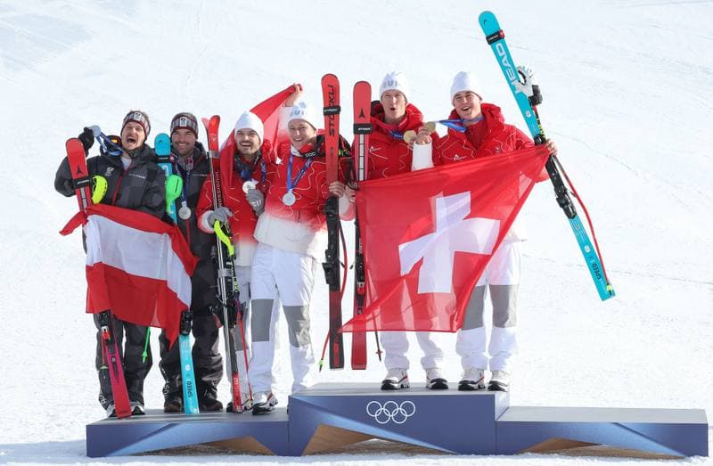 Alpine Skiing. Milano Cortina 2026 Olympic Winter Games. Men's Team Combined. 08.02.2026