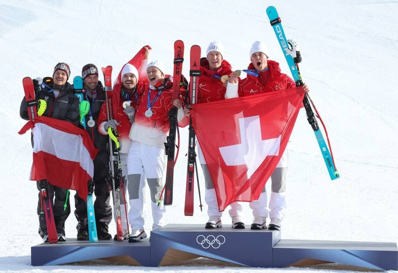 Alpine Skiing. Milano Cortina 2026 Olympic Winter Games. Men's Team Combined. 08.02.2026
