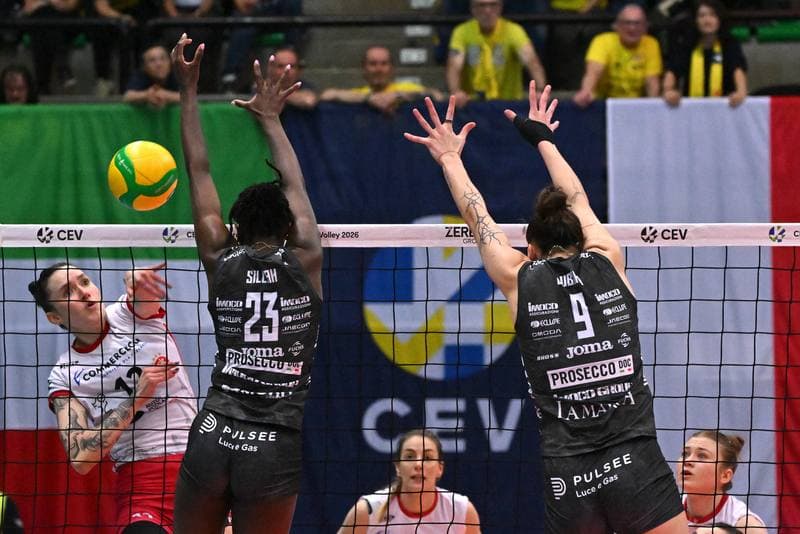 Volleyball. CEV Champions League Women. A. Carraro Prosecco DOC Conegliano - LKS Commercecon Lodz. 16.03.2026