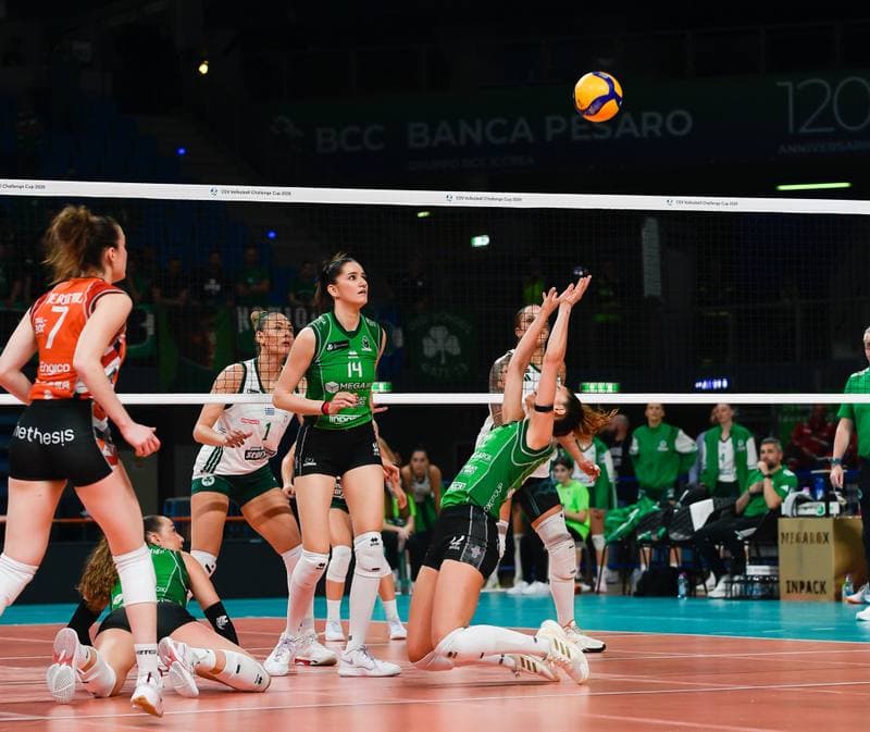 Volleyball. Women's Challenge Cup. Megabox Ondulati Del Savio Vallefoglia - Panathinaikos Athens. 11.03.2026
