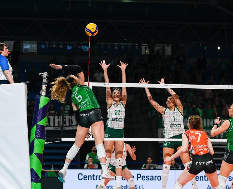 Volleyball. Women's Challenge Cup. Megabox Ondulati Del Savio Vallefoglia - Panathinaikos Athens. 11.03.2026