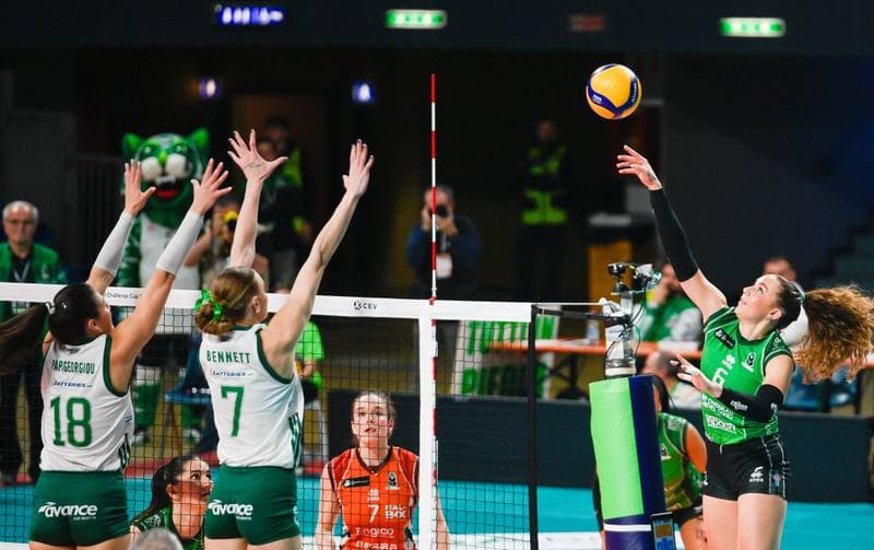 Volleyball. Women's Challenge Cup. Megabox Ondulati Del Savio Vallefoglia - Panathinaikos Athens. 11.03.2026