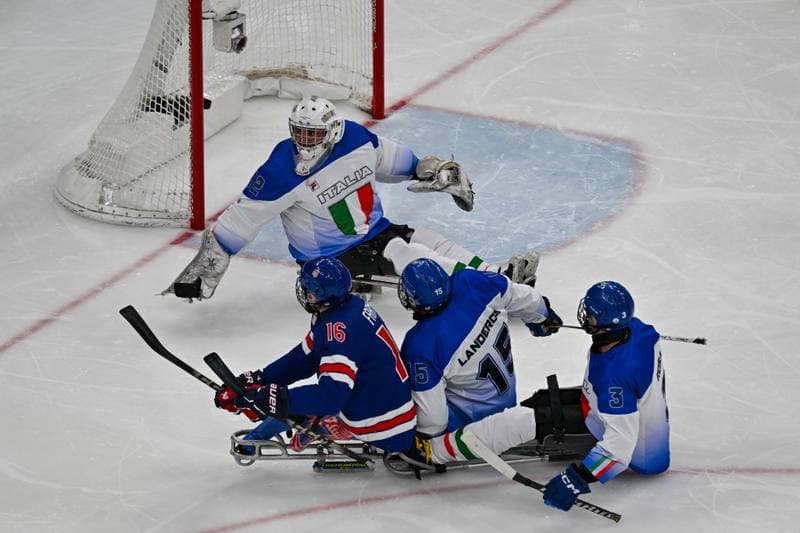 Ice Hockey. Paralympic Winter Games Milano-Cortina 2026. Italy - USA. 07.03.2026