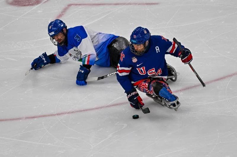Ice Hockey. Paralympic Winter Games Milano-Cortina 2026. Italy - USA. 07.03.2026
