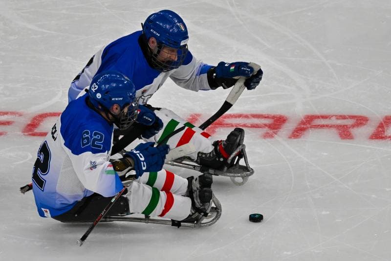Ice Hockey. Paralympic Winter Games Milano-Cortina 2026. Italy - USA. 07.03.2026