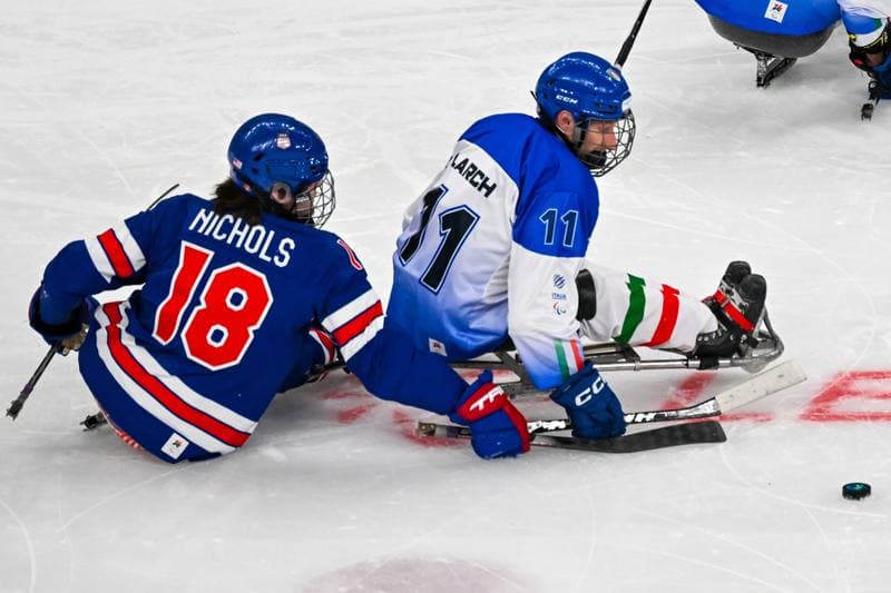 Ice Hockey. Paralympic Winter Games Milano-Cortina 2026. Italy - USA. 07.03.2026