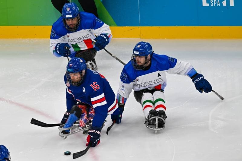 Ice Hockey. Paralympic Winter Games Milano-Cortina 2026. Italy - USA. 07.03.2026