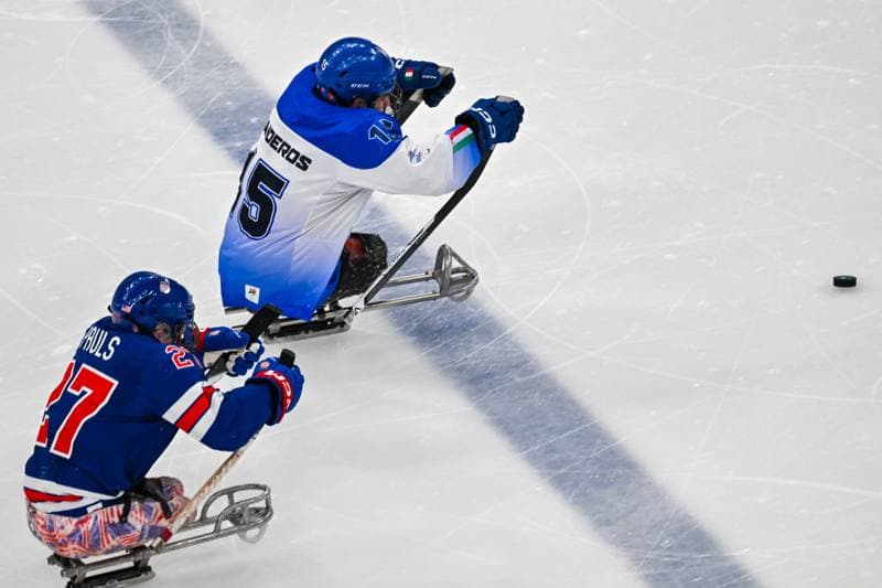 Ice Hockey. Paralympic Winter Games Milano-Cortina 2026. Italy - USA. 07.03.2026