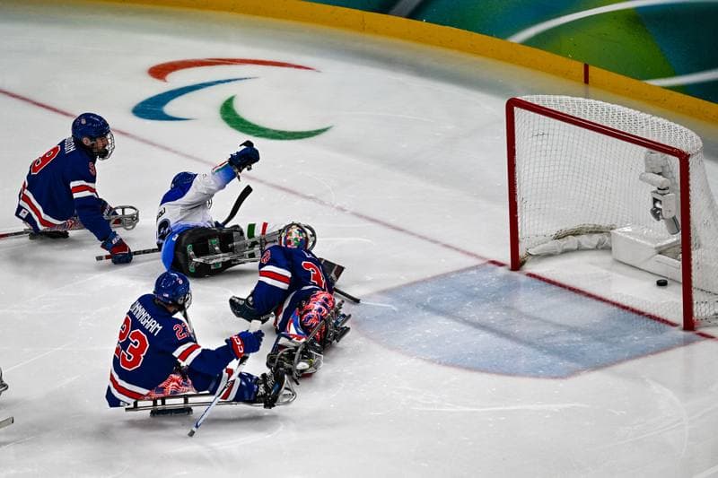 Ice Hockey. Paralympic Winter Games Milano-Cortina 2026. Italy - USA. 07.03.2026