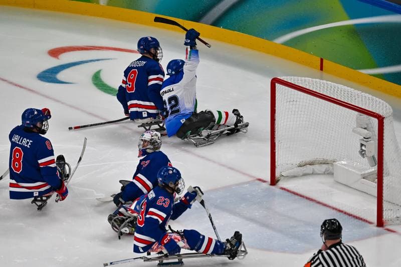 Ice Hockey. Paralympic Winter Games Milano-Cortina 2026. Italy - USA. 07.03.2026