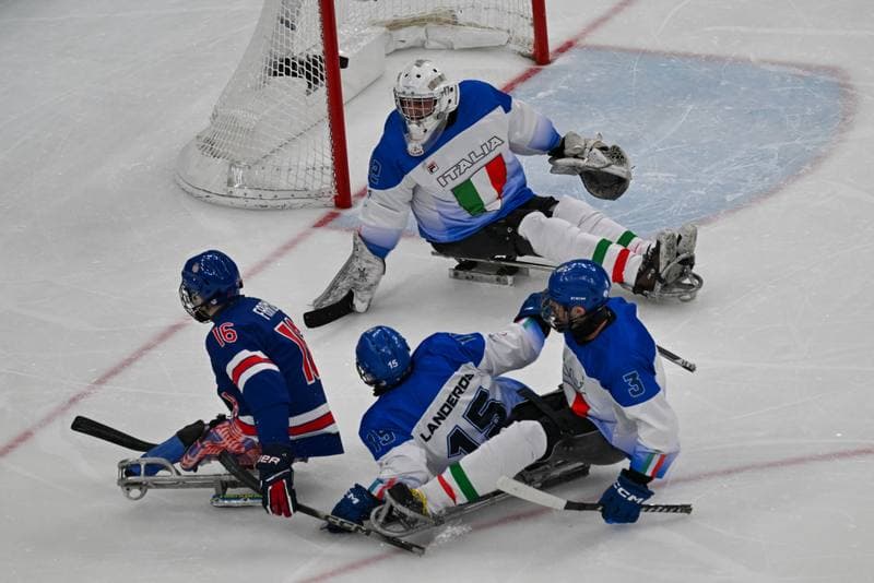 Ice Hockey. Paralympic Winter Games Milano-Cortina 2026. Italy - USA. 07.03.2026