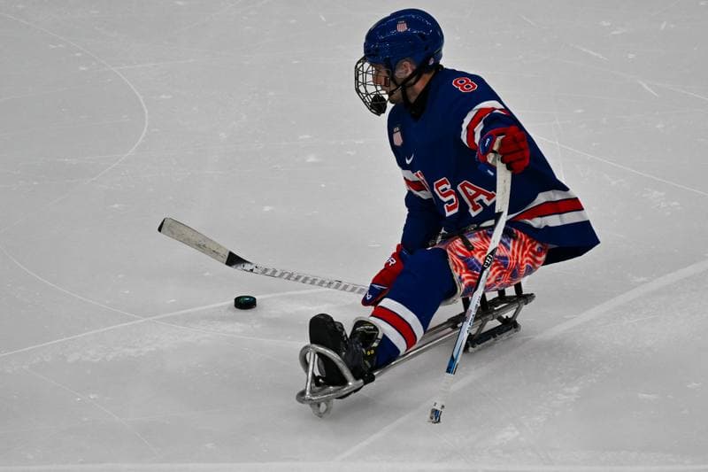 Ice Hockey. Paralympic Winter Games Milano-Cortina 2026. Italy - USA. 07.03.2026