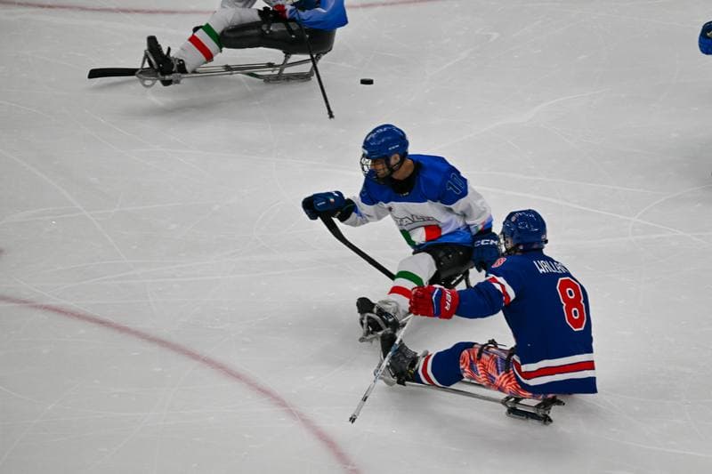 Ice Hockey. Paralympic Winter Games Milano-Cortina 2026. Italy - USA. 07.03.2026
