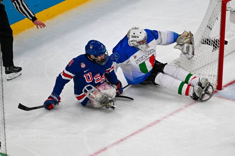 Ice Hockey. Paralympic Winter Games Milano-Cortina 2026. Italy - USA. 07.03.2026
