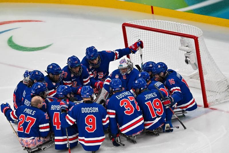 Ice Hockey. Paralympic Winter Games Milano-Cortina 2026. Italy - USA. 07.03.2026