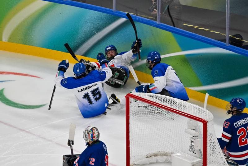 Ice Hockey. Paralympic Winter Games Milano-Cortina 2026. Italy - USA. 07.03.2026