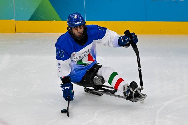 Ice Hockey. Paralympic Winter Games Milano-Cortina 2026. Italy - USA. 07.03.2026