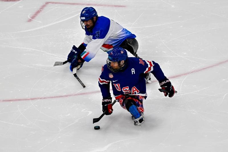 Ice Hockey. Paralympic Winter Games Milano-Cortina 2026. Italy - USA. 07.03.2026