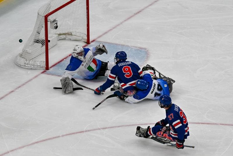 Ice Hockey. Paralympic Winter Games Milano-Cortina 2026. Italy - USA. 07.03.2026
